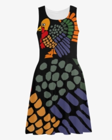 Funny Turkey Abstract Art Atalanta Sundress - Day Dress, HD Png Download, Transparent PNG