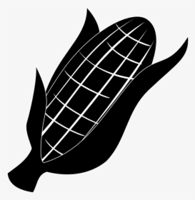 Corn Clipart Black And White Png, Transparent Png, Transparent PNG