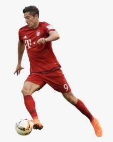 Robert Lewandowski render - Kick Up A Soccer Ball, HD Png Download, Transparent PNG