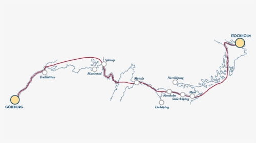 Gota Canal Route, HD Png Download, Transparent PNG