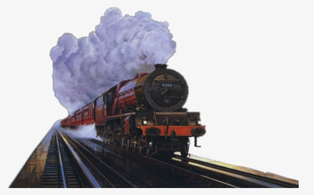 #train #smoke #jhyuri - Uk Steam Locomotives Art, HD Png Download, Transparent PNG
