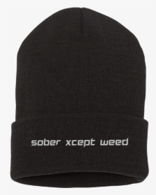 Sober Xcept Weed Beanies - Beanie, HD Png Download, Transparent PNG