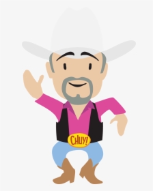 Chuy Pink Shirt And White Hat - Shirt, HD Png Download, Transparent PNG