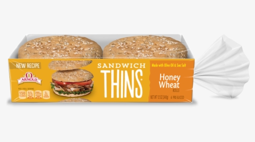 Arnold Honey Wheat Sandwich Thins, HD Png Download, Transparent PNG