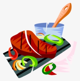 Transparent Bbq Party Clipart - Steak Clip Art, HD Png Download, Transparent PNG