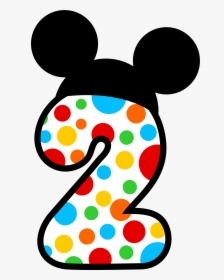 Minnie Mouse Number 2 Png, Transparent Png, Transparent PNG