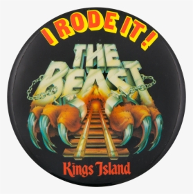 The Beast Kings Island Event Button Museum - Beast Roller Coaster, HD Png Download, Transparent PNG