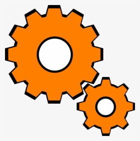 Orange Gear Clipart , Png Download - Orange Gear Clipart, Transparent Png, Transparent PNG