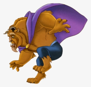 Beauty And The Beast - Cartoon, HD Png Download, Transparent PNG