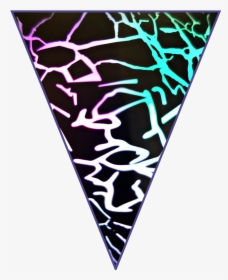 #triangles #rainbowlight #rainbowlava #upsidedown #triangleart - Triangle, HD Png Download, Transparent PNG