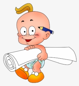 Funny Baby Boy Cartoon Clip Art Images - Funny Baby Clip Art, HD Png Download, Transparent PNG