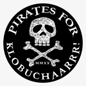 Pirates For Klobuchaarrr Button Gone - Emblem, HD Png Download, Transparent PNG