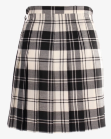 Black & White Mini Kilt - Miniskirt, HD Png Download, Transparent PNG
