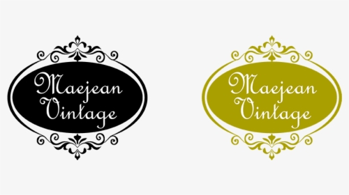 Logo Design By Saulogchito For Maejean Vintage - Calligraphy, HD Png Download, Transparent PNG