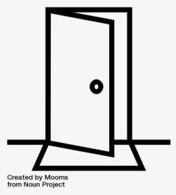 Icon Of An Open Door - Parallel, HD Png Download, Transparent PNG