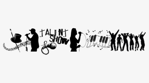 Talent Show Black And White, HD Png Download, Transparent PNG