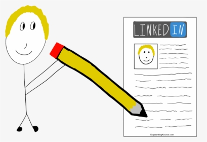 Writing A Linkedin Recommendation - Cartoon, HD Png Download, Transparent PNG