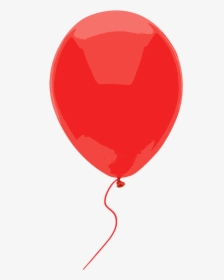 Red Balloon On A String - Balloon, HD Png Download, Transparent PNG