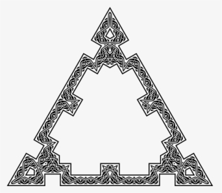 Line Art,triangle,symmetry - Line Art, HD Png Download, Transparent PNG