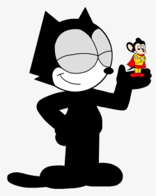 Felix With Mighty Mouse - Felix The Cat Is Apple, HD Png Download, Transparent PNG