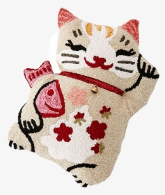 #cat #japanese #oriental #aesthetic #png #freetoedit - Urban Outfitters Lucky Cat Pillow, Transparent Png, Transparent PNG