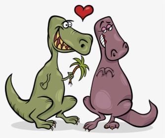 Dinosaurs In Love, HD Png Download, Transparent PNG