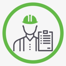Construction Worker Icon Png She Co Ordinator - Health And Safety Icon Transparent, Png Download, Transparent PNG