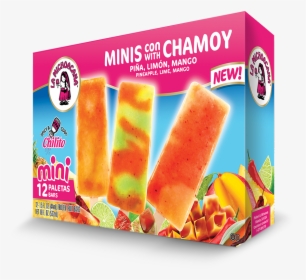 Minis Con Chamoy / Minis With Chamoy - Cotton Candy Bubble Gum Ice Cream, HD Png Download, Transparent PNG