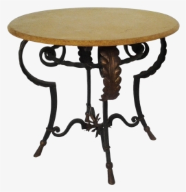Viyet Wrought Iron Round Pied Dining Table - Coffee Table, HD Png Download, Transparent PNG