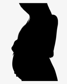 Transparent Pregnant Woman Silhouette Png, Png Download, Transparent PNG