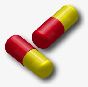 Drugs Clipart Transparent Background - Capsule Medicine Clipart, HD Png Download, Transparent PNG
