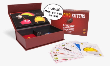Exploding Kittens First Edition  						 Draggable False - Exploding Kittens First Edition, HD Png Download, Transparent PNG