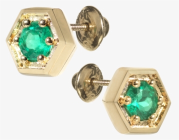 Transparent Emerald Gem Png - Earrings, Png Download, Transparent PNG