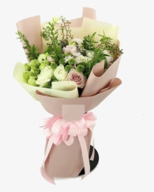 Wrapping Bouquet Of Flowers, HD Png Download, Transparent PNG
