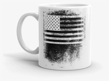 Black And White Thumb Print Flag Design Us - Coffee Cup, HD Png Download, Transparent PNG