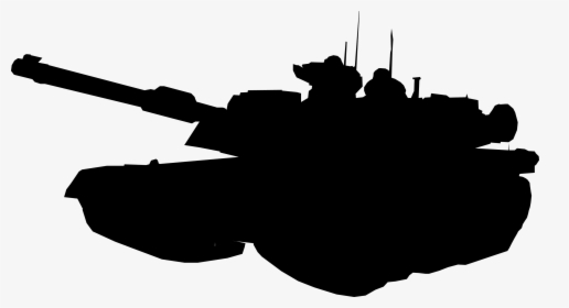 Tank Silhouette - Abrams Tank Png, Transparent Png, Transparent PNG