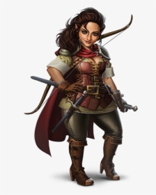 The Forgotten Realms Wiki - Female Lightfoot Halfling Rogue, HD Png Download, Transparent PNG
