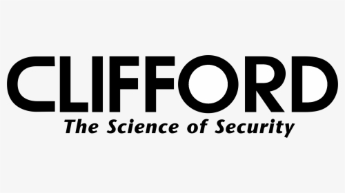 Clifford Logo Black And White - Clifford Security Logo, HD Png Download, Transparent PNG