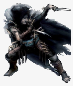M Halfling Rogue Assassin Cloak Daggers Eldritch Knight, - Halfling Rogue Assassin, HD Png Download, Transparent PNG