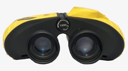 Yellow Binocular End View - Camera Lens, HD Png Download, Transparent PNG