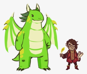 Margot With Daniil The Halfling - Cartoon, HD Png Download, Transparent PNG