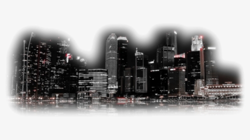 #night #city #freetoedit - Cityscape, HD Png Download, Transparent PNG