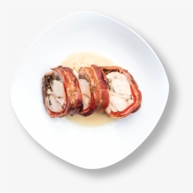 Rabbit Wrapped In Bacon - Dish, HD Png Download, Transparent PNG