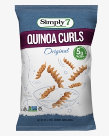 Simply 7 Quinoa Chips Curls Original, HD Png Download, Transparent PNG