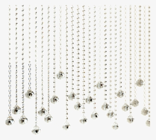 #beads #curtains #rhinestones #border - Necklace, HD Png Download, Transparent PNG