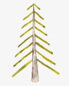 Arbol De Navidad De Png Transparente Amarillo Pintado - Pond Pine, Png Download, Transparent PNG