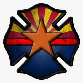 Arizona Firefighter Decal - Firefighter Painted Rocks, HD Png Download, Transparent PNG
