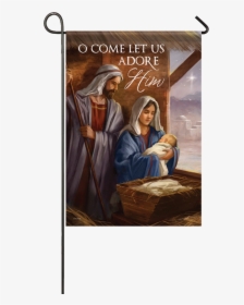 Away In A Manger Garden Dura Soft Flag - Christmas Day, HD Png Download, Transparent PNG