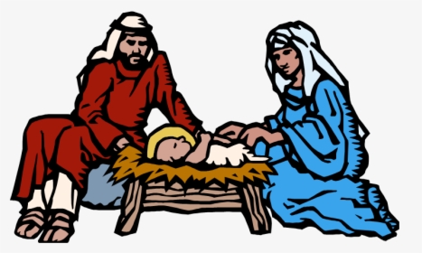 Quia Th Grade Christmas - Holy Family Nativity Photos Red Png, Transparent Png, Transparent PNG