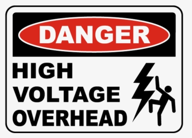 High Voltage Png Download Image - High Voltage Overhead Sign, Transparent Png, Transparent PNG